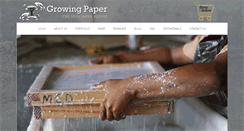 Desktop Screenshot of growingpaper.co.za